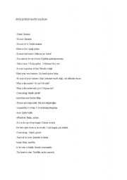 English Worksheet: ingilizce pratik kalplar 