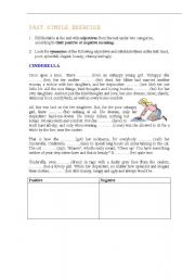 English Worksheet: Cinderella