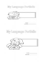 English Worksheet: colour and print for workbook