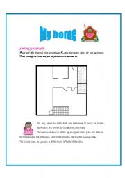 English Worksheet: Apartment description