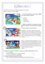 English Worksheet: Ghosts