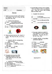 English Worksheet: Review