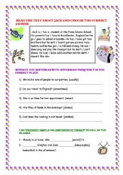 English Worksheet: Reading