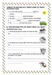 English Worksheet: Reading