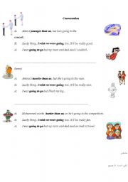 English worksheet: conversation 