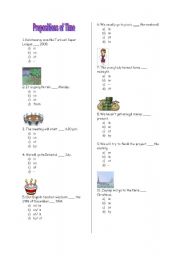 Prepositions of Time