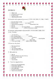 English worksheet: Revision