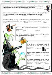 English Worksheet: Superstitions part 2