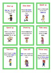 Phrasal Verbs - (5 - 5)