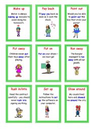 English Worksheet: Phrasal Verbs (4-5)