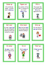 English Worksheet: Phrasal Verbs - (2-5)