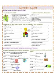 English Worksheet: GRAMMAR WORKSHEET 