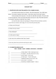 English worksheet: Exercises 