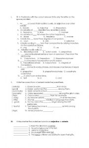 English Worksheet: language