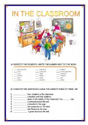 SCHOOL / THERE + BE/ PREPOSITIONS