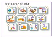 Dinos daily routine