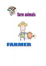 English Worksheet: farm animals 