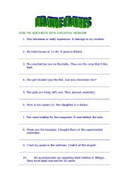 RELATIVE CLAUSES