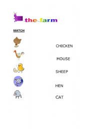 English worksheet: the farm 2 