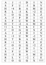 English worksheet: Alphabet