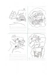 English Worksheet: RUDOLPH MINI BOOK ( PART 1)