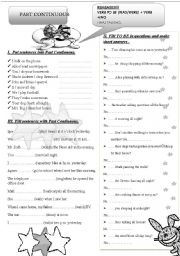 English Worksheet: PRESENT CONTINUOUS BW