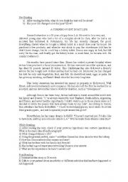 English Worksheet: Reading on present perfect