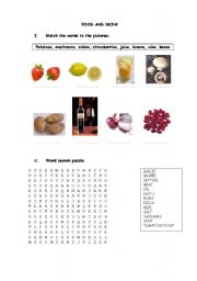 English Worksheet: Food and drink 2