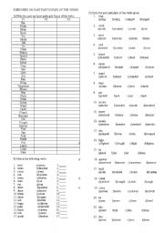 exercises on past participles