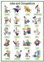 English Worksheet: Jobs and occupations (1 of 8)