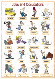 English Worksheet: Jobs and occupations (2 of 8)