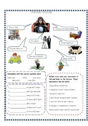 English Worksheet: Fortune Telling