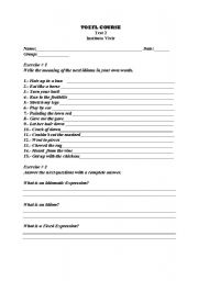 English worksheet: toefl exam