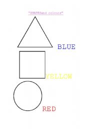 English worksheet: Shapes