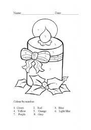 English Worksheet: christmas