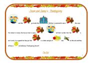 English Worksheet: Jason and Jennys Thanksgiving (7/7)