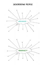 English Worksheet: DESCRIBING-GUESSING GAME