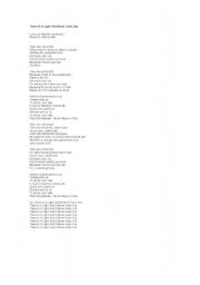 English Worksheet: There is a light that never goes out by The Smiths
