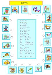 English Worksheet: TOYS