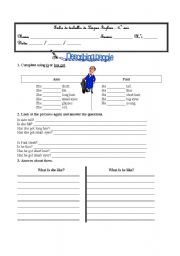 English worksheet: Describing People