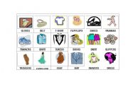 English Worksheet: Bingo Clothes