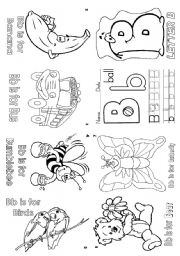 English Worksheet: making minibook(B)