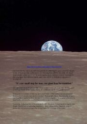 English worksheet: Moon landing