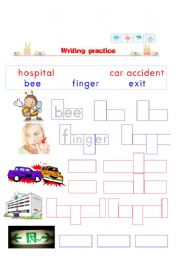 English Worksheet: Phonics Writing Worksheet