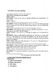 English Worksheet: Tell them you quit