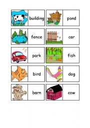 English Worksheet: city and country dominos