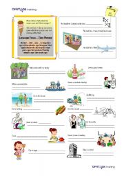 English Worksheet: The Last Time I ...