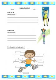 English worksheet: Physical Description