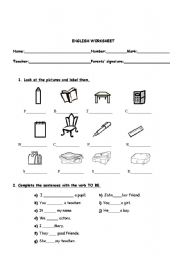 English worksheet: 5th form worksheet