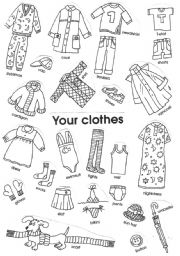 English Worksheet: Clothes